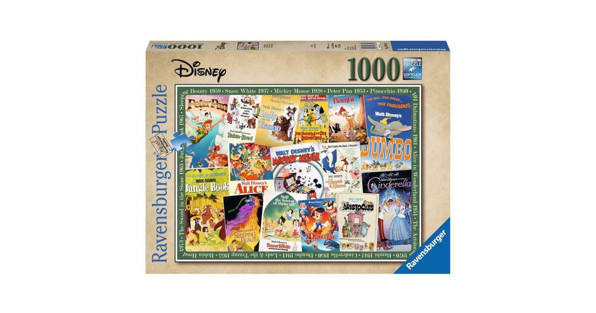 Ravensburger Puzzle Disney Vintage Movie Poster