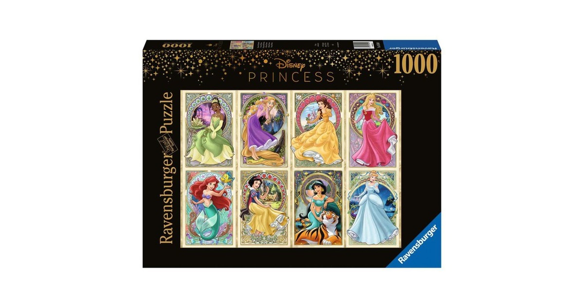 Ravensburger Puzzle Disney - Nouveau Art Prinzessinnen(1000 Teile)