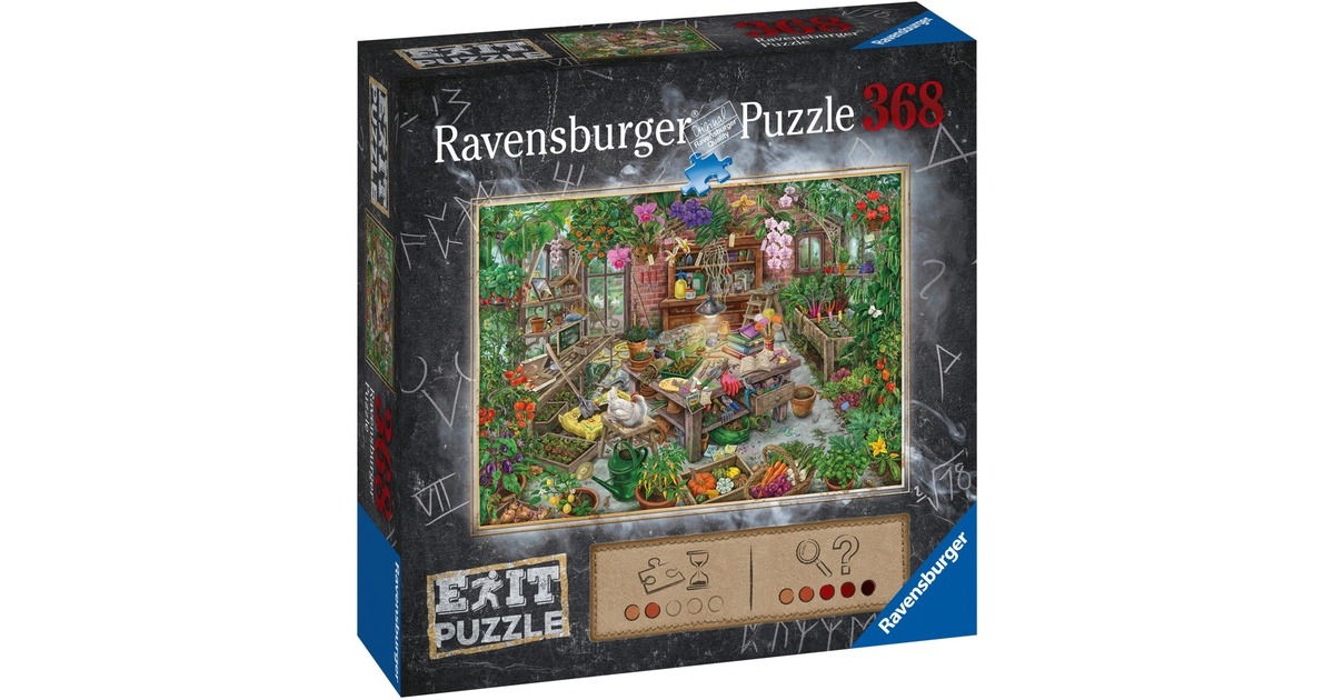 Ravensburger Puzzle EXIT Im Gewächshaus