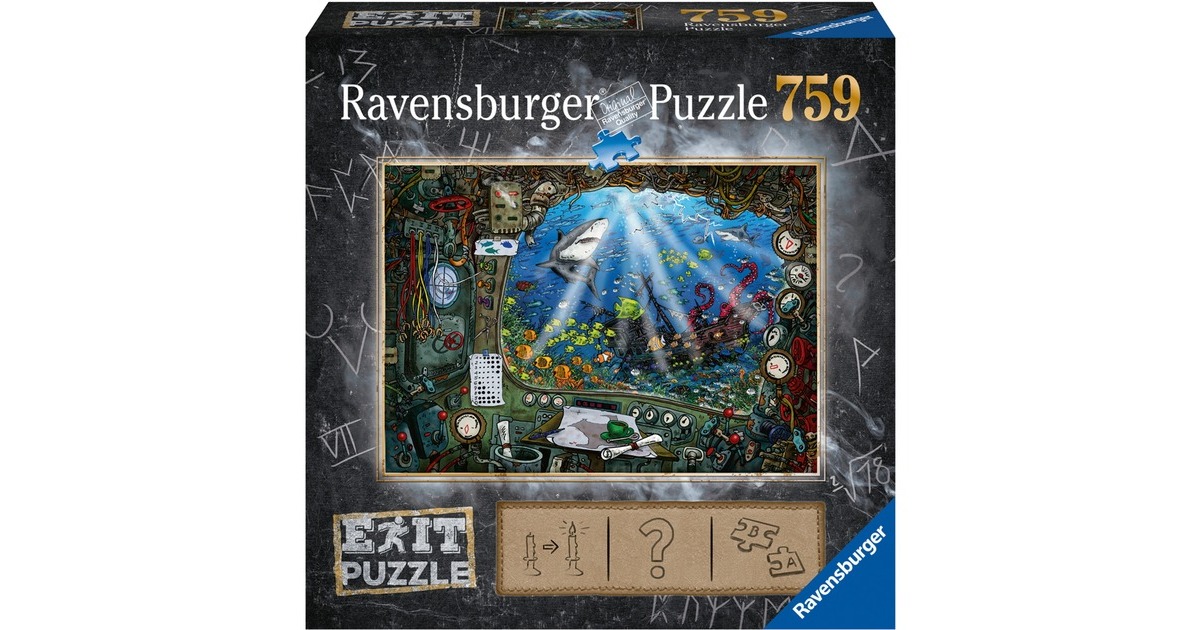 Ravensburger Puzzle EXIT Im U-Boot