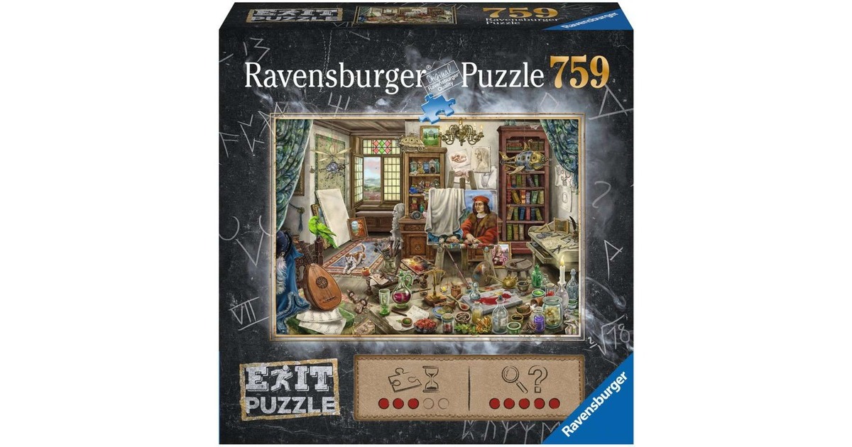 Ravensburger Puzzle EXIT - Das Künstleratelier