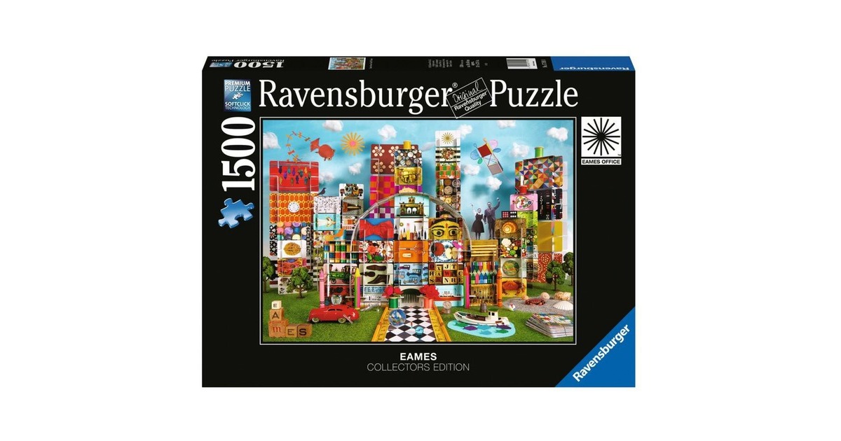 Ravensburger Puzzle Eames House of Cards Fantasy(1500 Teile)