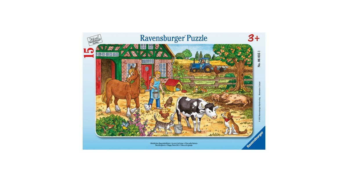 Ravensburger Puzzle Glückliches Bauernhofleben