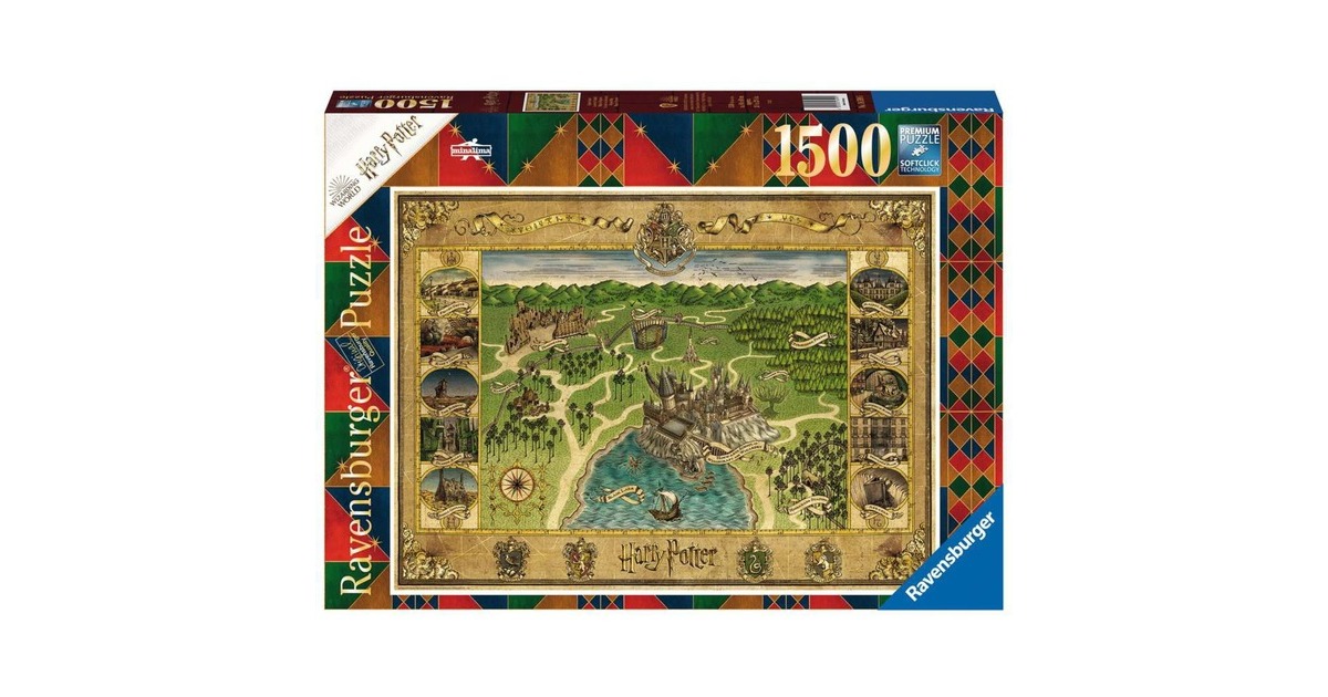 Ravensburger Puzzle Hogwarts Karte