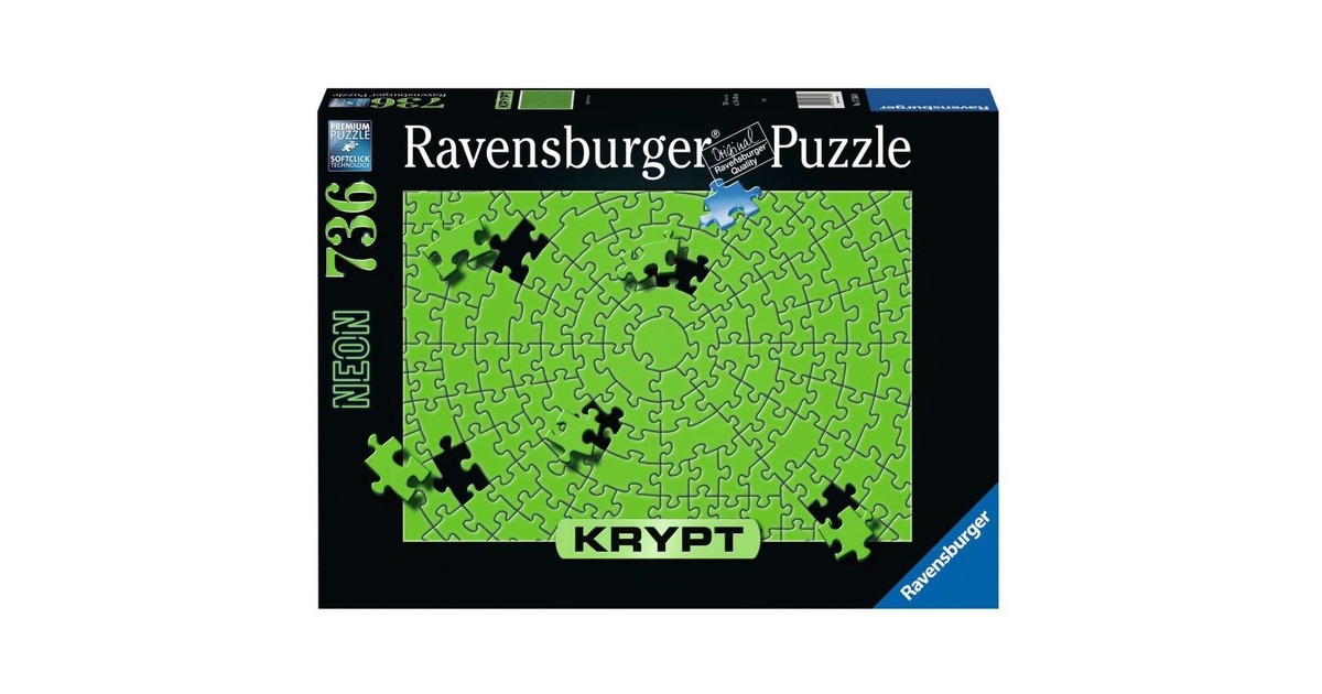 Ravensburger Puzzle Krypt Neon Green(736 Teile)