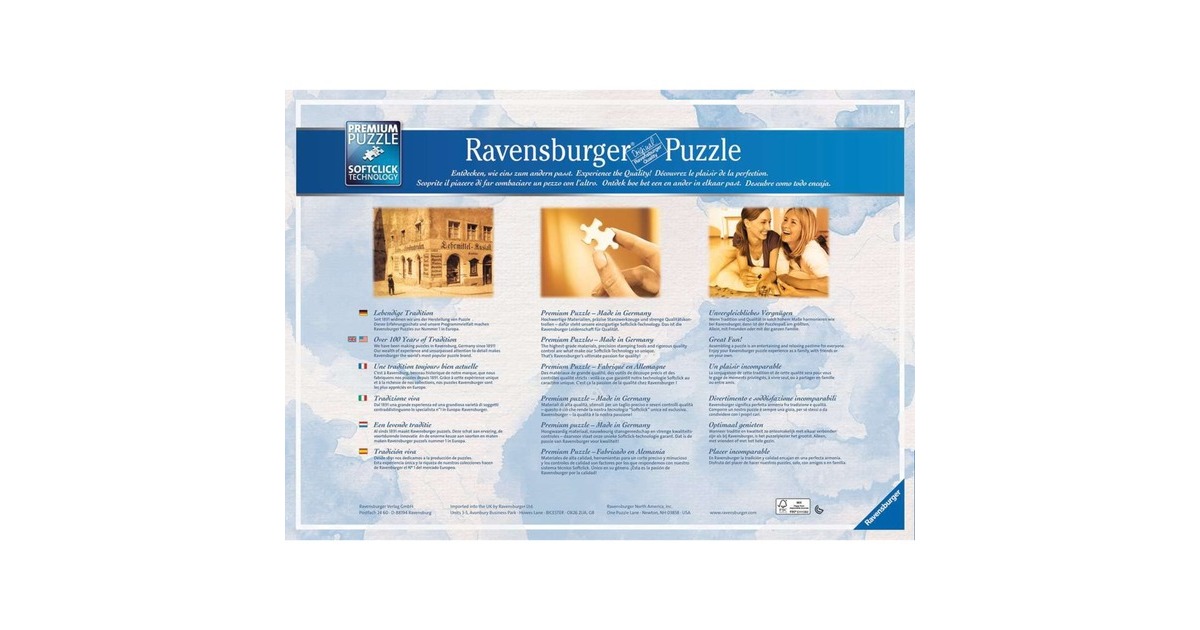 Ravensburger Puzzle Märchenschloss in 4 Jahreszeiten
