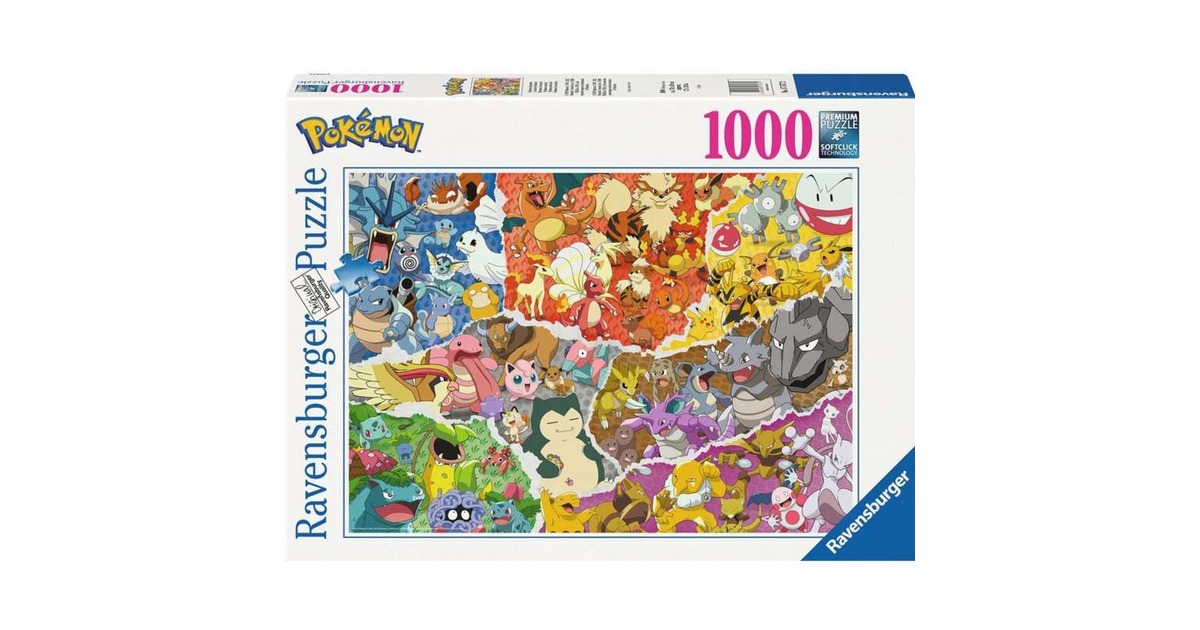 Ravensburger Puzzle Pokémon Abenteuer(1000 Teile)