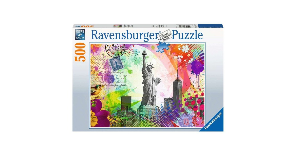 Ravensburger Puzzle Postkarte aus New York(500 Teile)