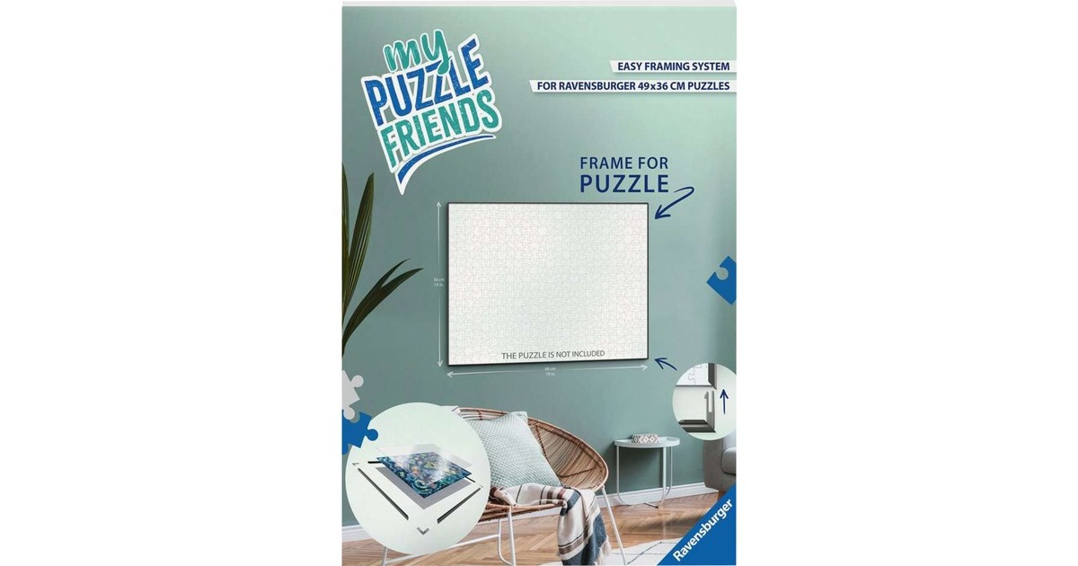 Ravensburger Puzzle-Rahmen(schwarz, 500 Teile)