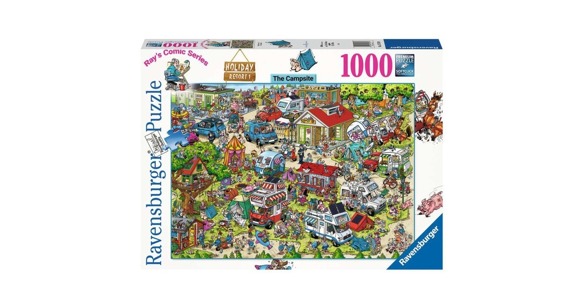 Ravensburger Puzzle Ray's Comic Series: Holiday Resort 1 - The Campsite(1000 Teile)