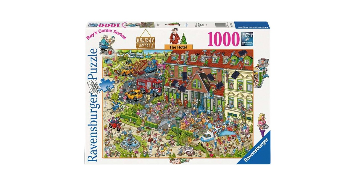 Ravensburger Puzzle Ray's Comic Series: Holiday Resort 2 - The Hotel(1000 Teile)