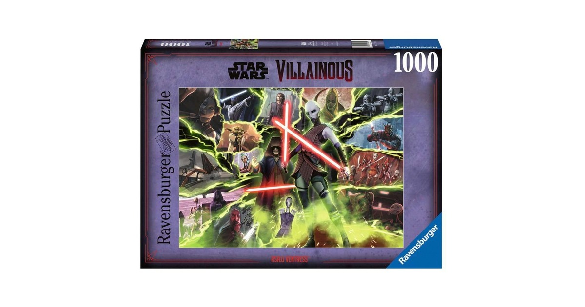 Ravensburger Puzzle Star Wars Villainous: Asajj Ventress(1000 Teile)