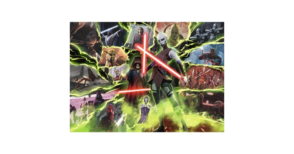 Ravensburger Puzzle Star Wars Villainous: Asajj Ventress(1000 Teile)