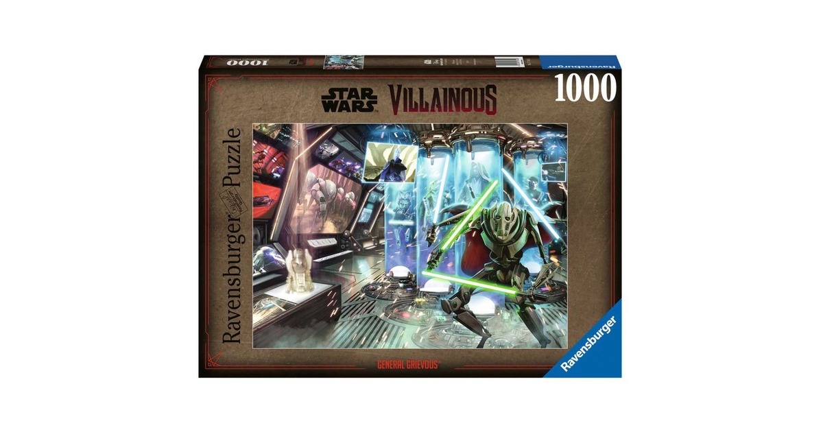 Ravensburger Puzzle Star Wars Villainous: General Grievous(1000 Teile)