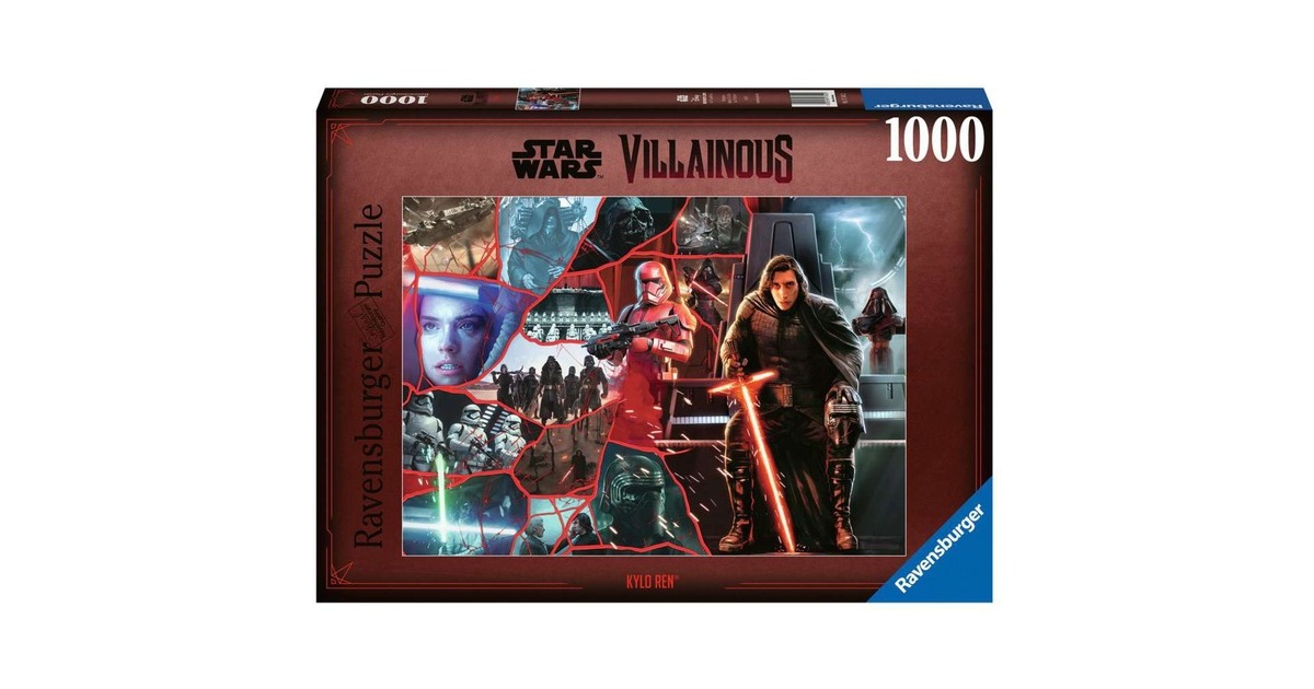 Ravensburger Puzzle Star Wars Villainous: Kylo Ren(1000 Teile)