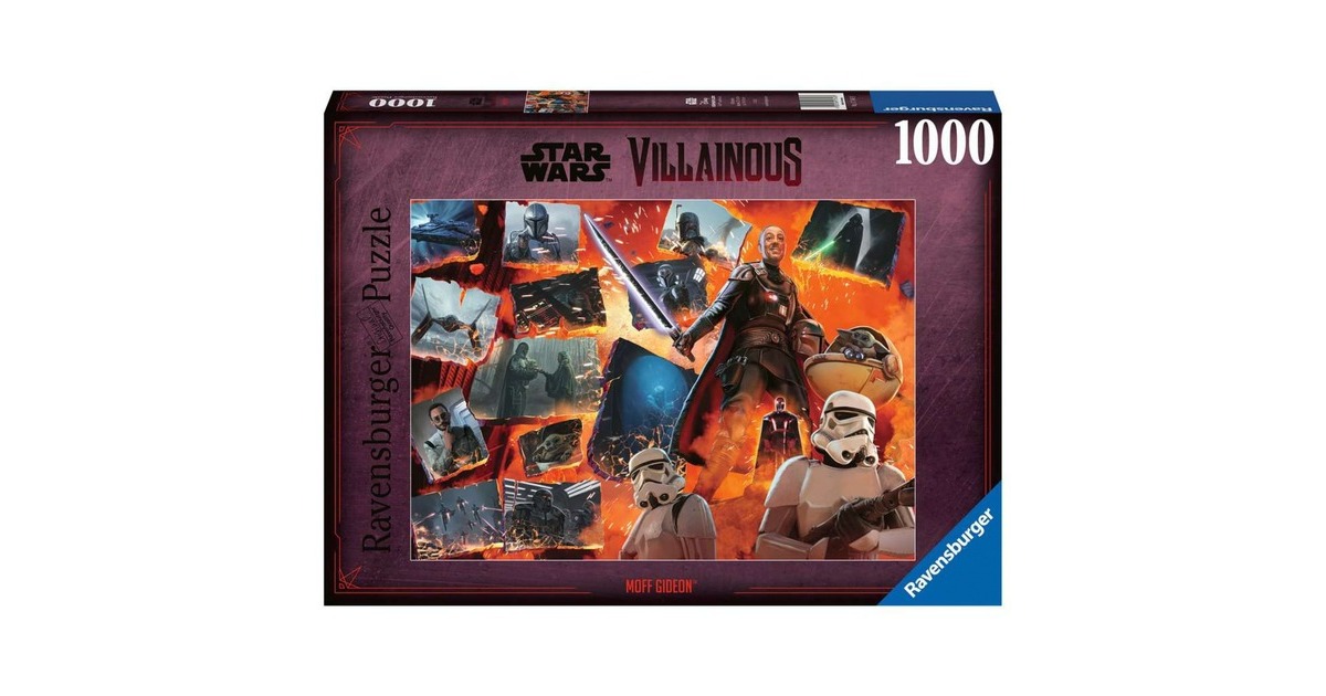 Ravensburger Puzzle Star Wars Villainous: Moff Gideon(1000 Teile)