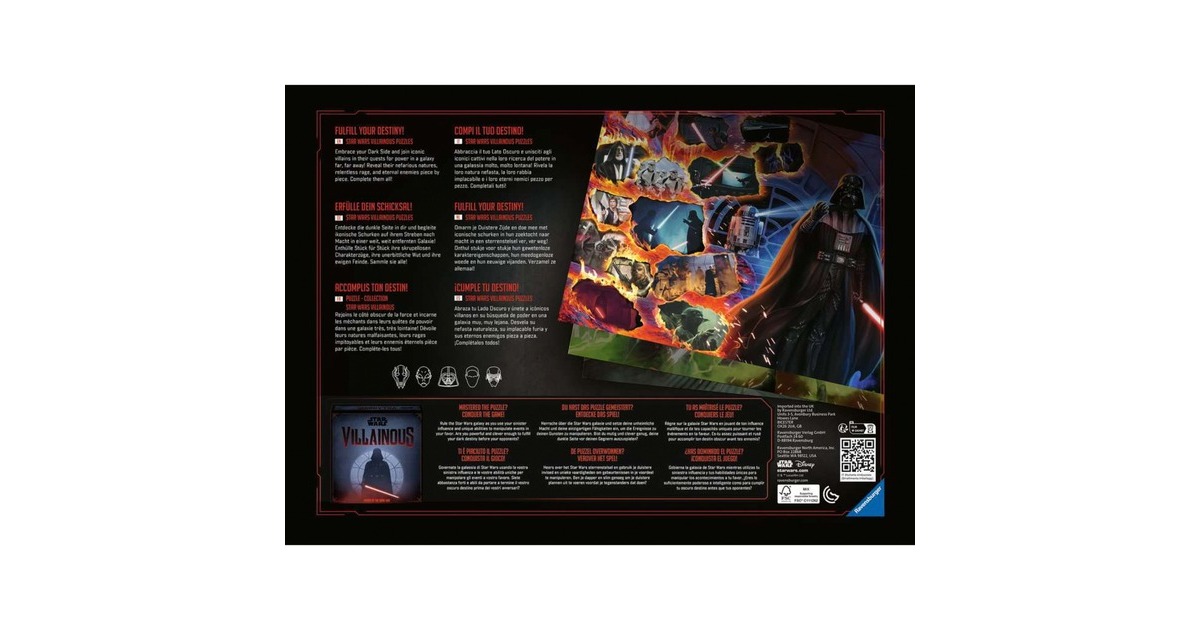 Ravensburger Puzzle Star Wars Villainous: Moff Gideon(1000 Teile)