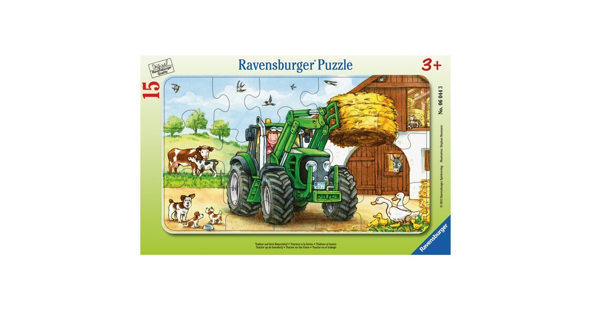 Ravensburger Puzzle Traktor auf dem Bauernhof
