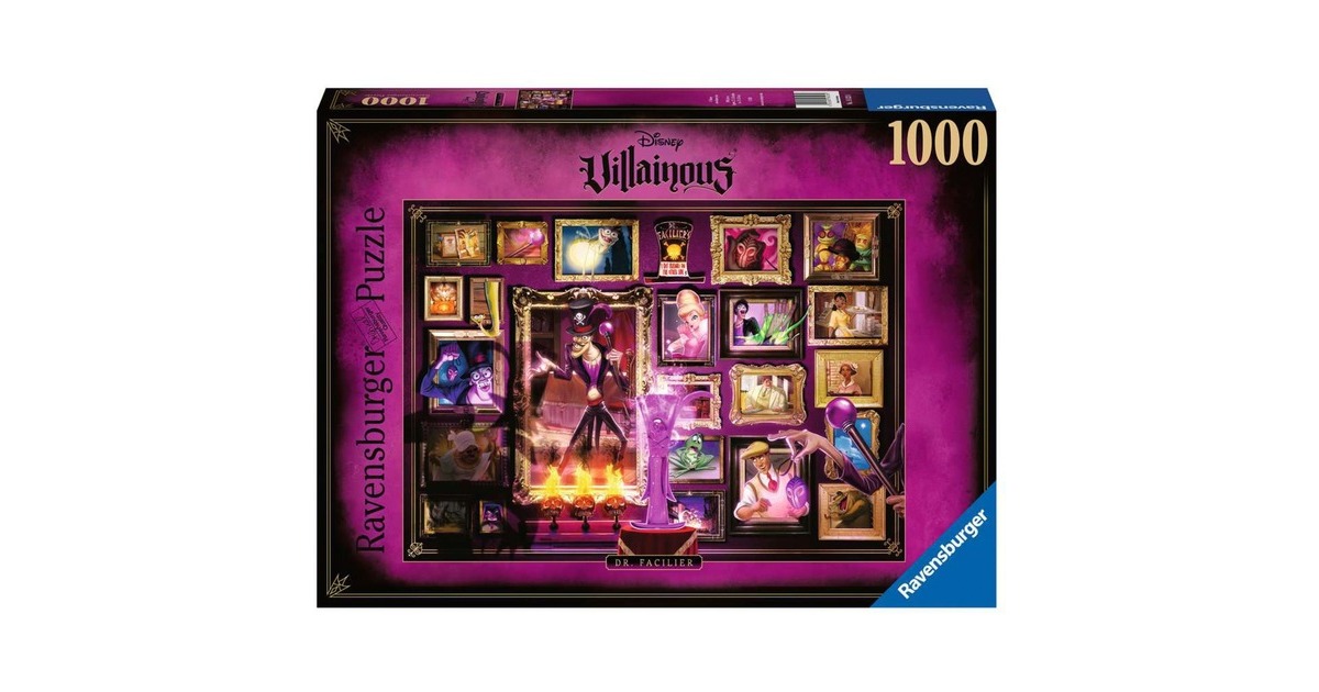 Ravensburger Puzzle Villainous: Dr. Facilier(1000 Teile)