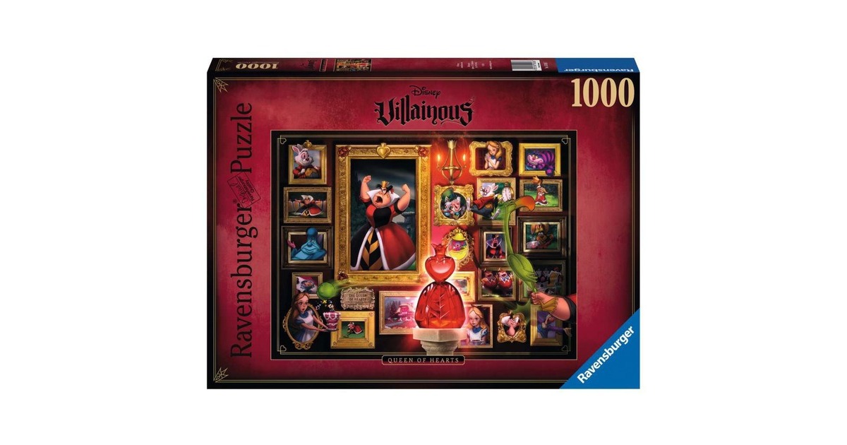 Ravensburger Puzzle Villainous: Queen of Hearts(1000 Teile)