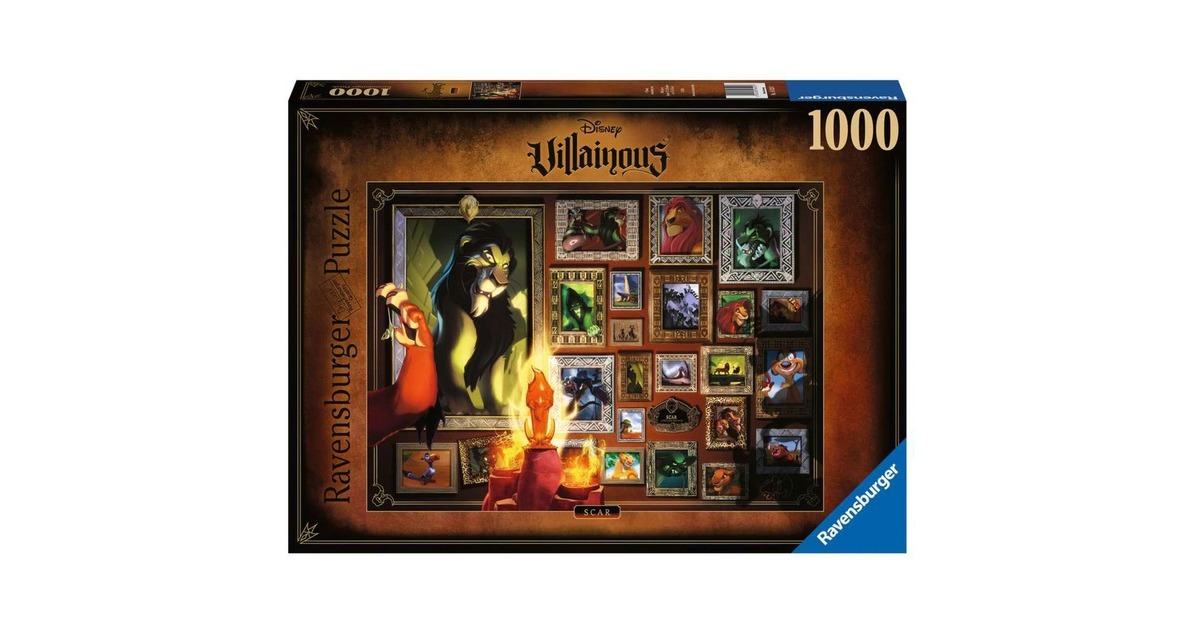 Ravensburger Puzzle Villainous: Scar(1000 Teile)