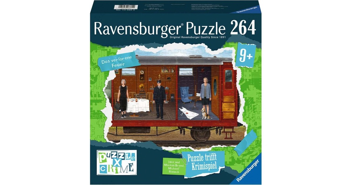 Ravensburger Puzzle X Crime: Das verlorene Feuer(264 Teile)