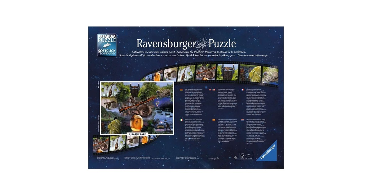 Ravensburger Puzzle: Jurassic Park (1000 Teile)