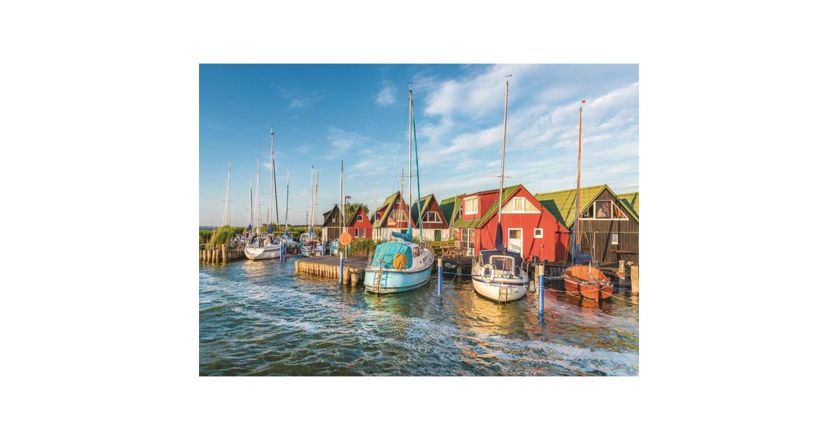 Ravensburger Puzzle: Romantische Hafenwelt von Ahrenshoop (1000 Teile)