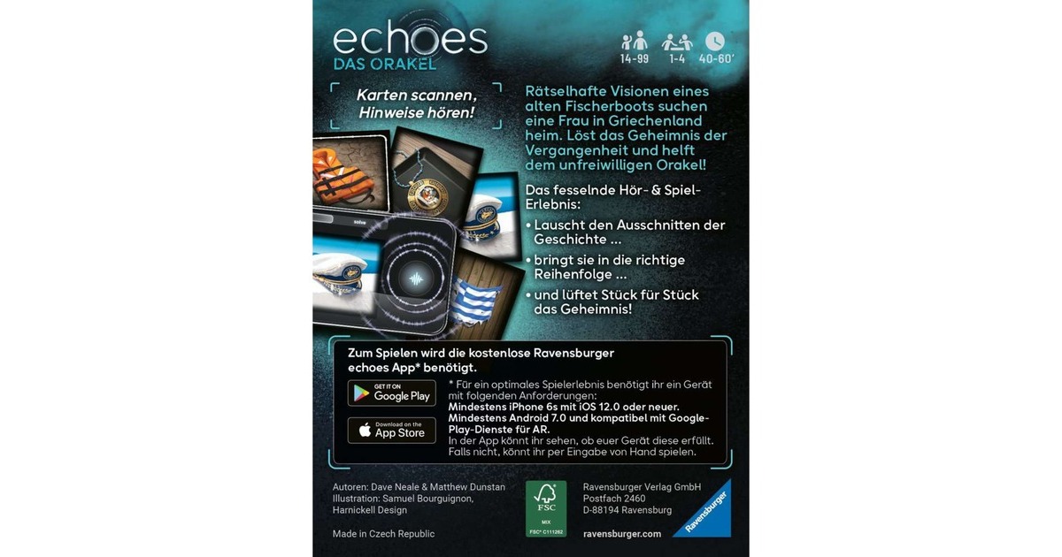 Ravensburger RAV echoes Das Orakel 22452, Gesellschaftsspiel