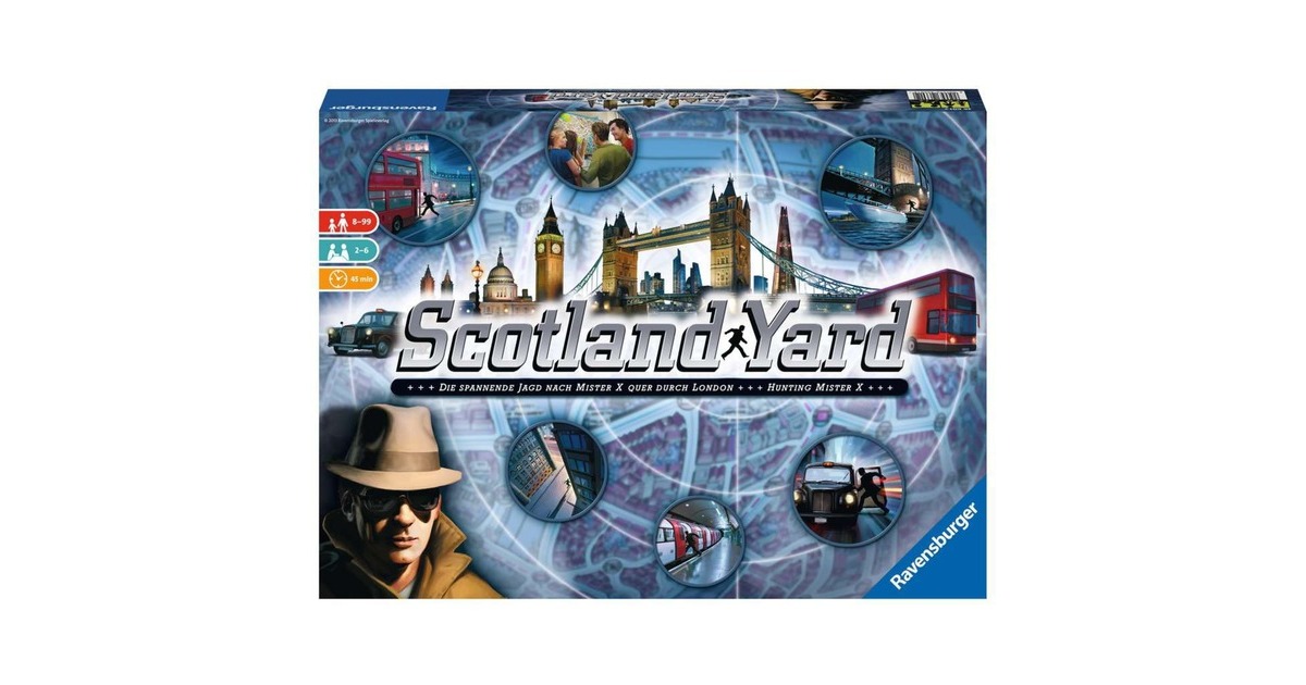 Ravensburger Scotland Yard, Brettspiel(Spiel des Jahres 1983)