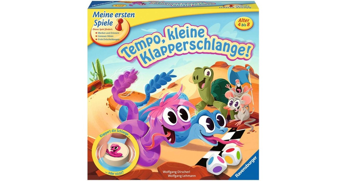 Ravensburger Tempo, kleine Klapperschlange, Brettspiel