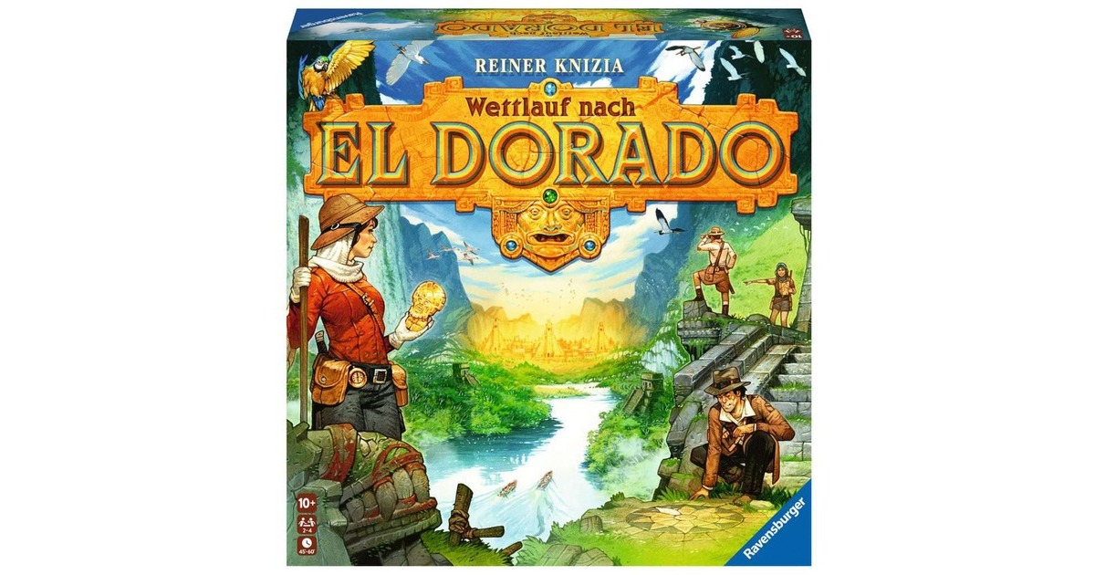 Ravensburger Wettlauf nach El Dorado, Brettspiel(Neuauflage 2023)