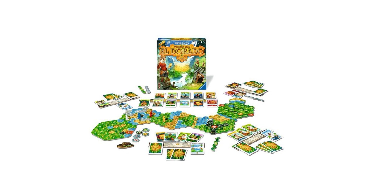 Ravensburger Wettlauf nach El Dorado, Brettspiel(Neuauflage 2023)