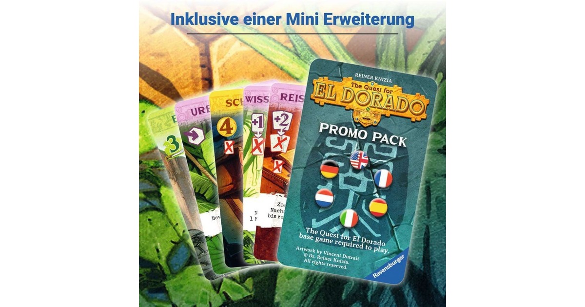 Ravensburger Wettlauf nach El Dorado, Brettspiel(Neuauflage 2023)