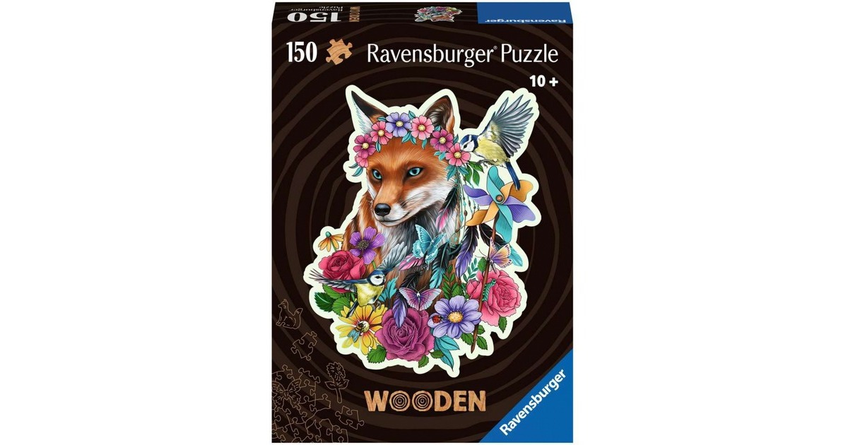 Ravensburger Wooden Puzzle Bunter Fuchs(150 Teile)
