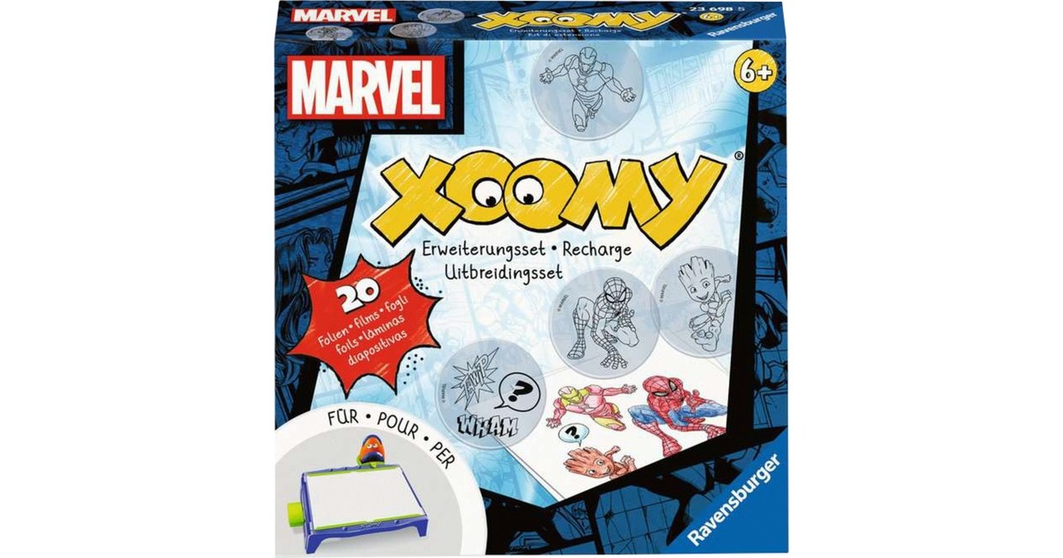 Ravensburger Xoomy Erweiterungsset Marvel 23698, Malen