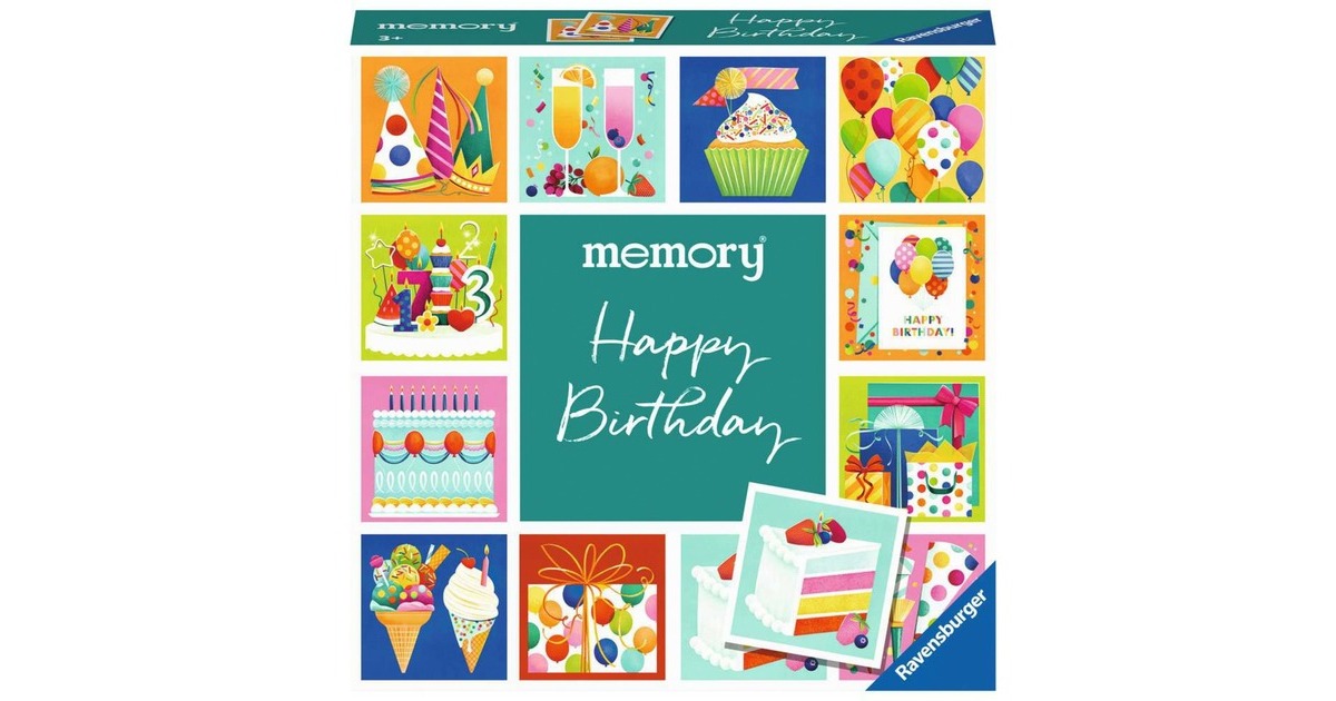 Ravensburger memory moments - Happy Birthday, Gedächtnisspiel