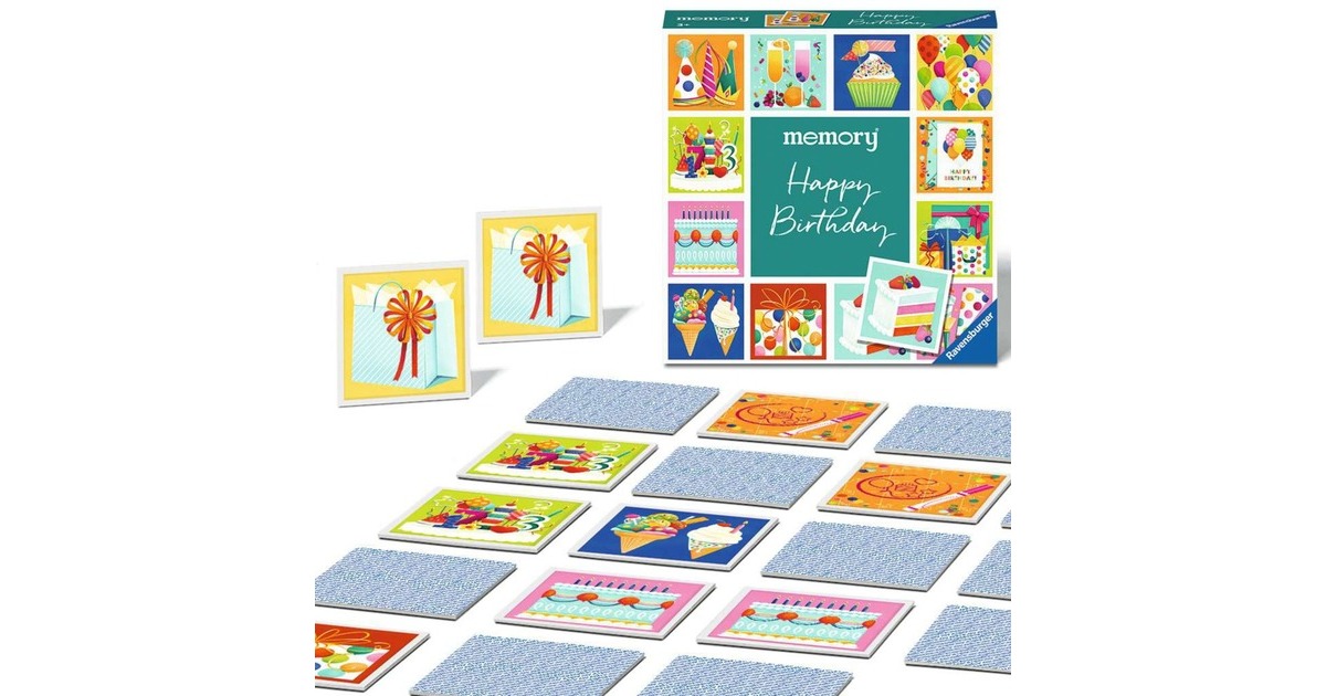 Ravensburger memory moments - Happy Birthday, Gedächtnisspiel