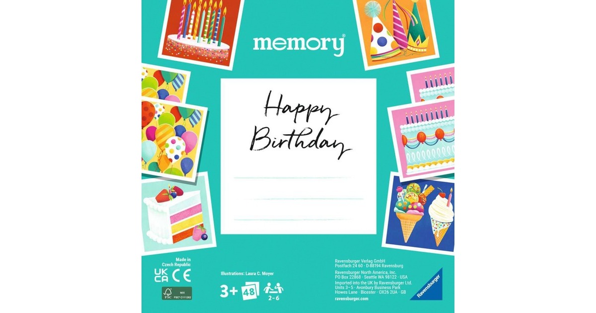 Ravensburger memory moments - Happy Birthday, Gedächtnisspiel