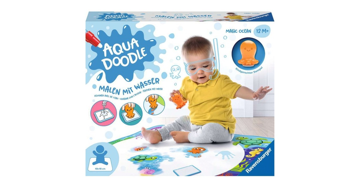 Ravensburger ministeps: Aqua Doodle Magic Ocean, Malen