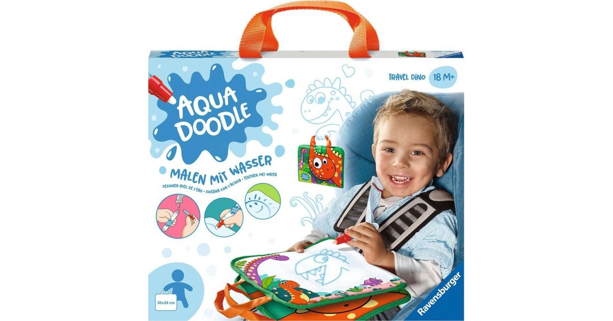 Ravensburger ministeps: Aqua Doodle Travel Dino, Malen