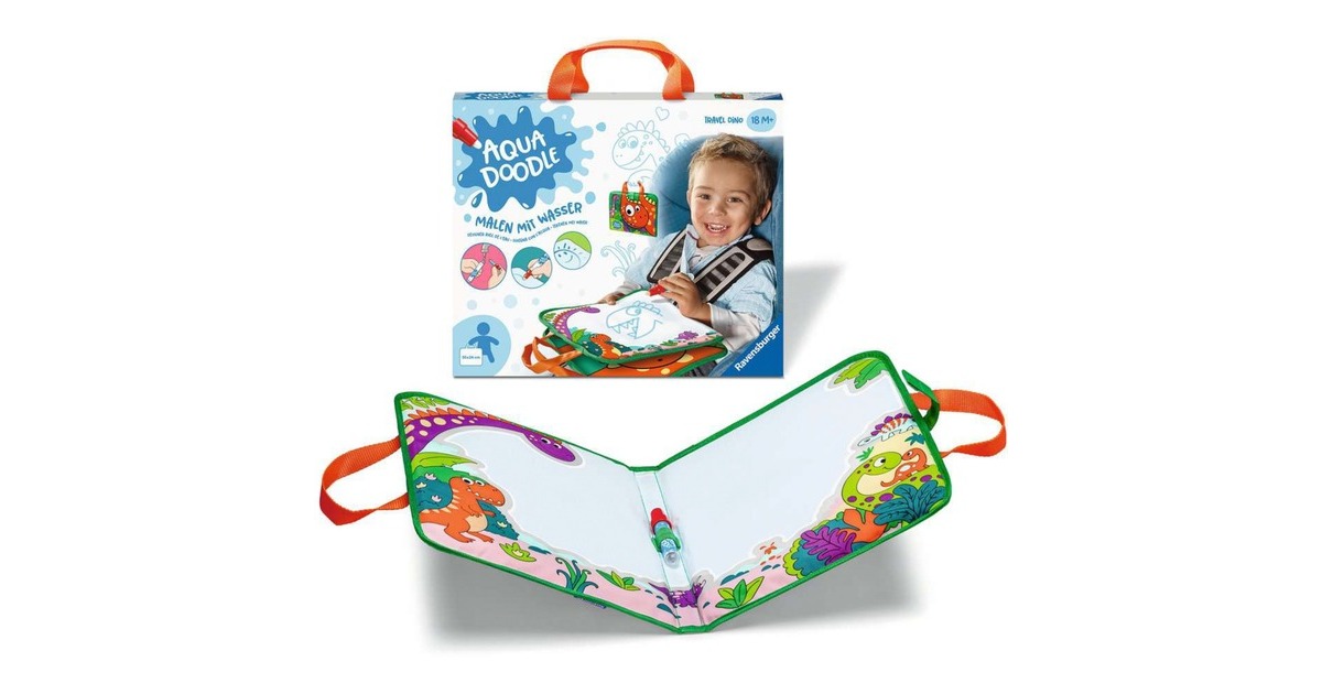 Ravensburger ministeps: Aqua Doodle Travel Dino, Malen