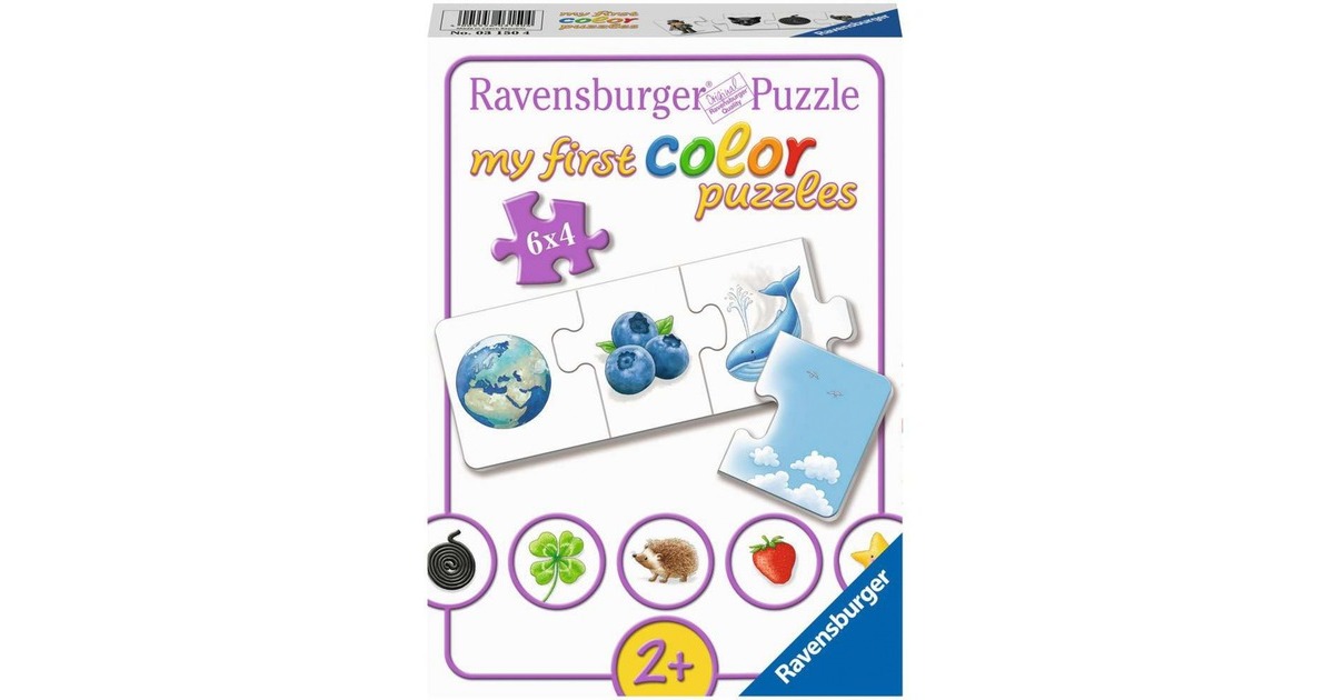 Ravensburger my first color puzzle: Farben lernen(6x 4 Teile)