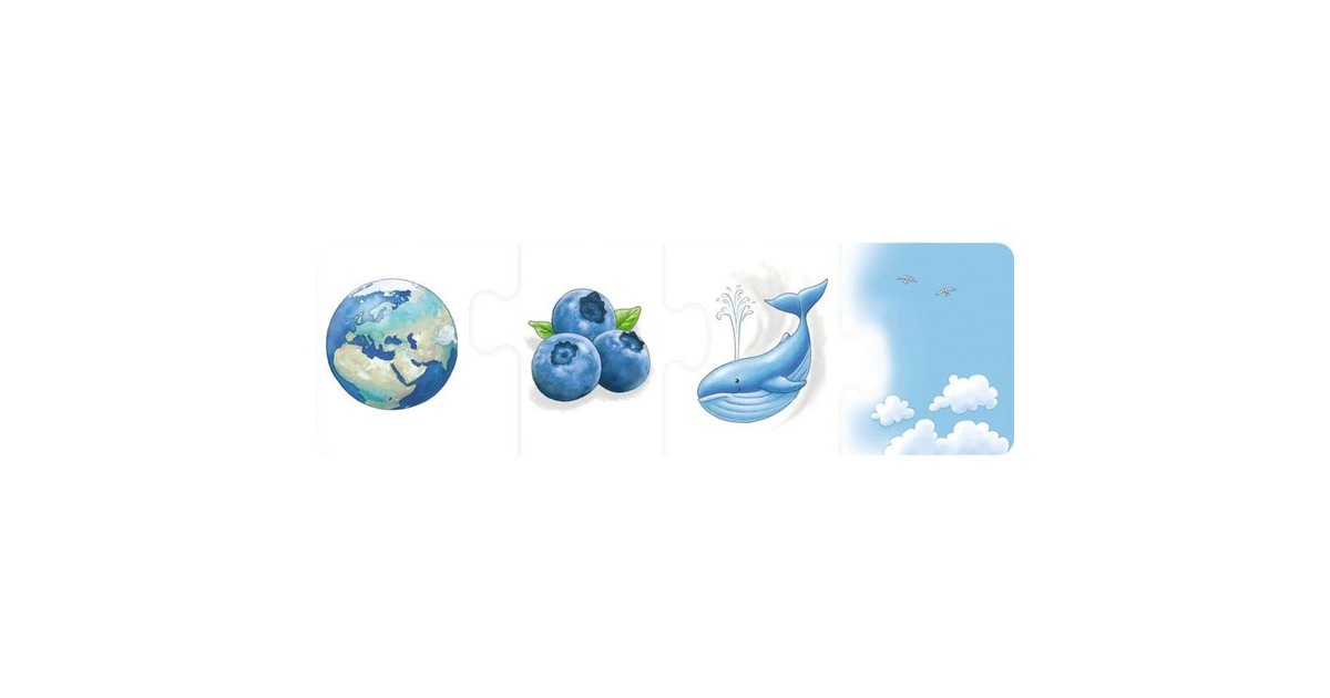 Ravensburger my first color puzzle: Farben lernen(6x 4 Teile)