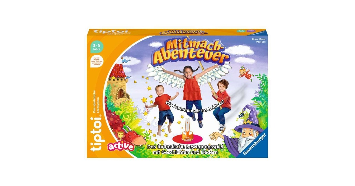 Ravensburger tiptoi ACTIVE Mitmach-Abenteuer, Geschicklichkeitsspiel