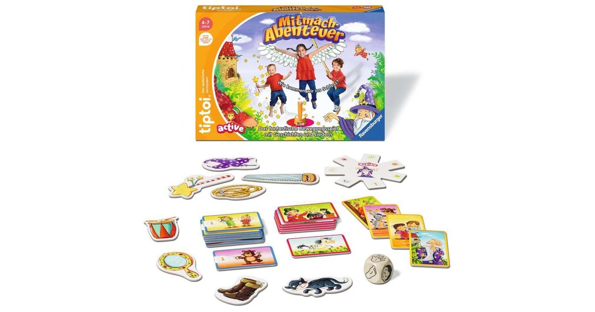Ravensburger tiptoi ACTIVE Mitmach-Abenteuer, Geschicklichkeitsspiel