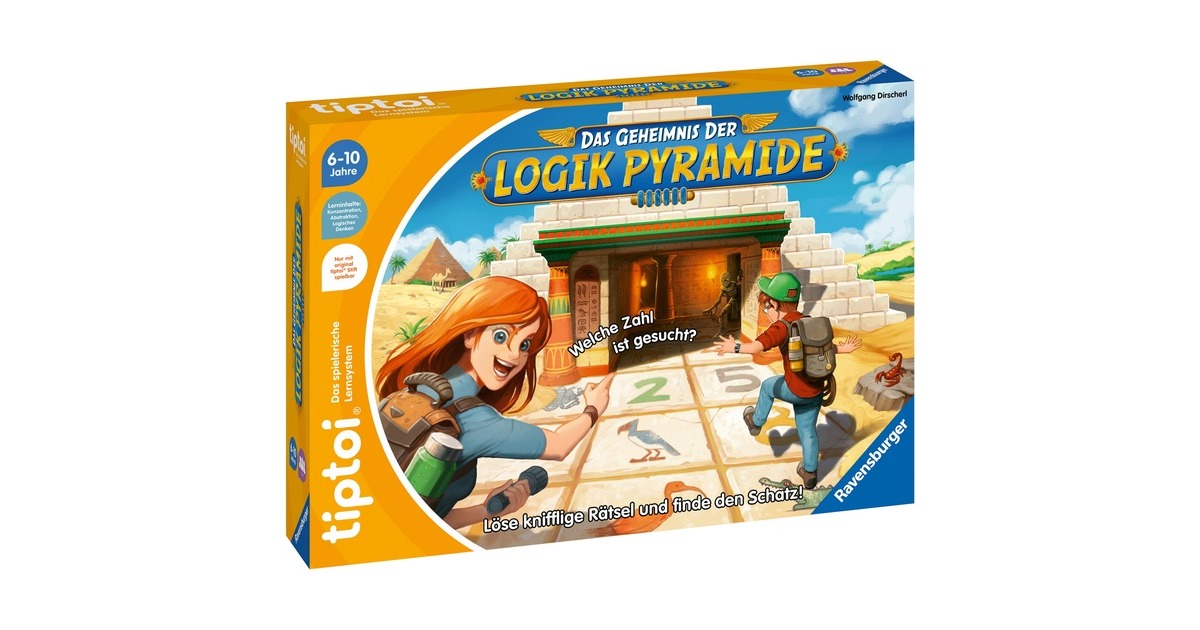 Ravensburger tiptoi Das Geheimnis der Logik-Pyramide, Brettspiel