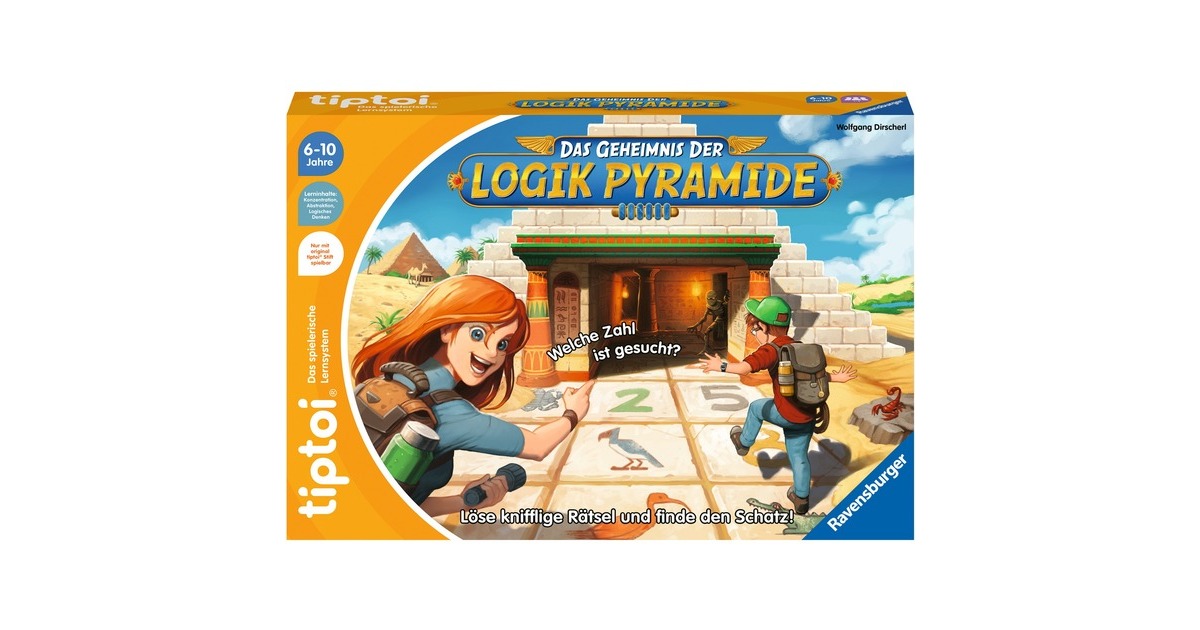 Ravensburger tiptoi Das Geheimnis der Logik-Pyramide, Brettspiel