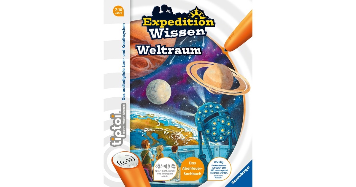 Ravensburger tiptoi Expedition Wissen: Weltraum, Lernbuch