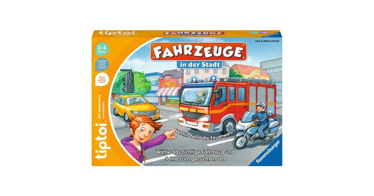 Ravensburger tiptoi Fahrzeuge in der Stadt, Brettspiel